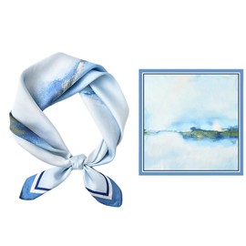 BEILATE Women's Scarf Silk Scarf Headscarf Silk Scarf Bandana Handkerchief Scarf, N-007/53, Unit size