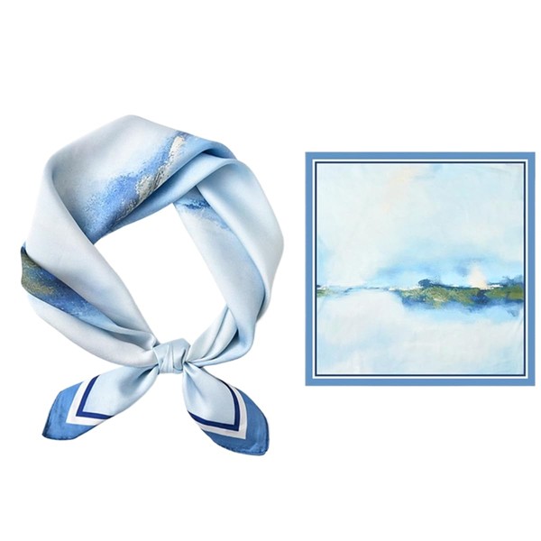BEILATE Women's Scarf Silk Scarf Headscarf Silk Scarf Bandana Handkerchief