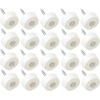 Merriway® BH01151 (20 Pcs) Drive-In Plastic Shelf Supports White -