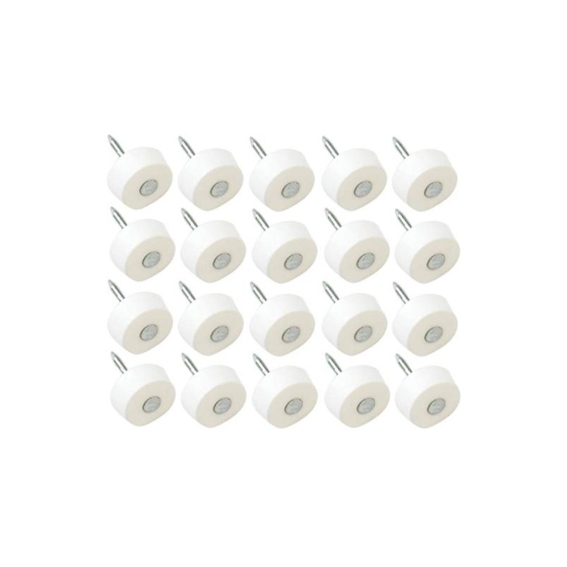 Merriway® BH01151 (20 Pcs) Drive-In Plastic Shelf Supports White -