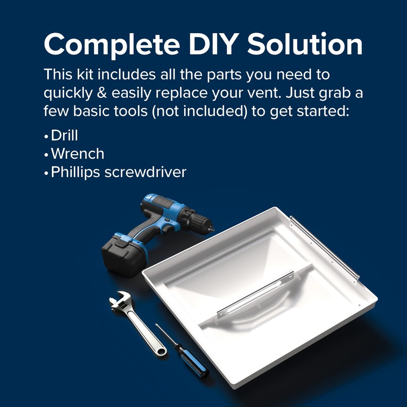 Camco Universal RV Roof Vent Replacement Kit — Fits Standard