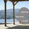 4x4 Stainless Steel Deck Post Base 4pcs | Internal 3.5"X3.5"|