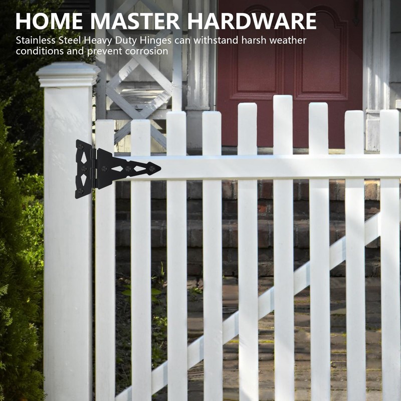 HOME MASTER HARDWARE 8 Inch Heavy Duty Decorative T Hinge