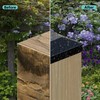 6x6 Post Caps for 5.5inx5.5in Wood Fence Post, Water-Proof UV-Proof