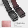 MACBORO Tsa Approved Belts for Men Plastic Buckle Hypoallergenic Non