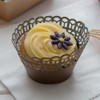 Bellissimo 2.1 Inch Cupcake Wraps, 200 Lace Cupcake Liners -