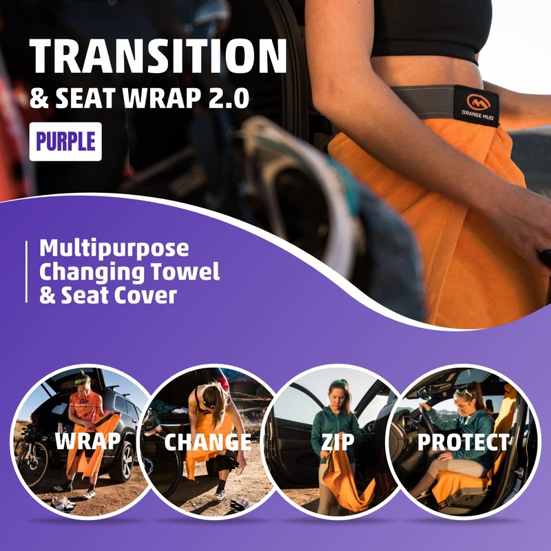 Orange Mud Transition & Seat Wrap V2.0: Toalla de gimnasio