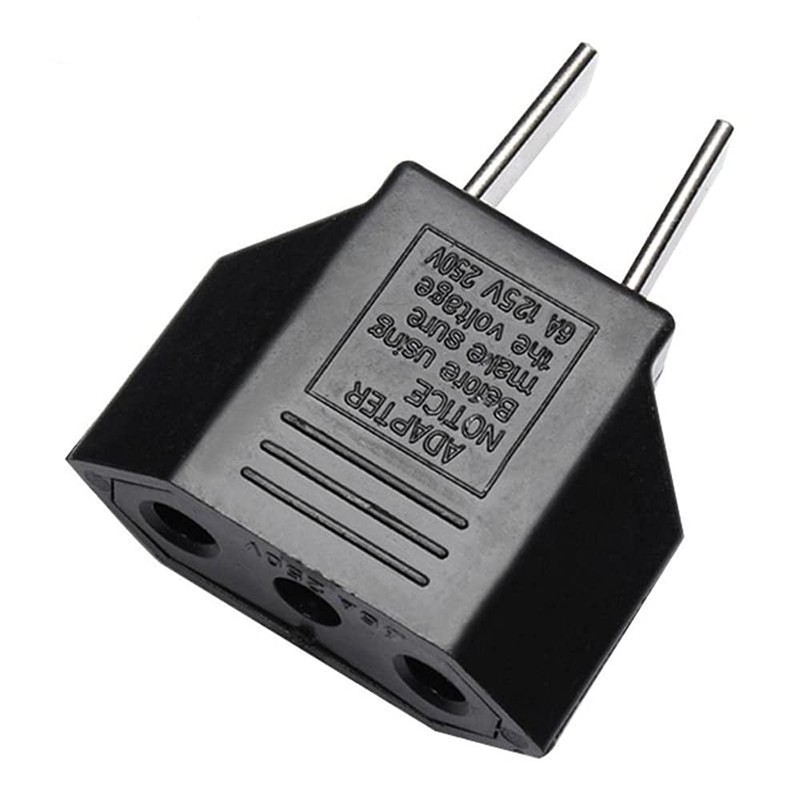 GRLRCR EU Europe to US USA America Travel Plug Adapter