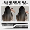 Rat Tail Comb Parting Comb：2Pcs Rat Tail Combs for Women，Fine