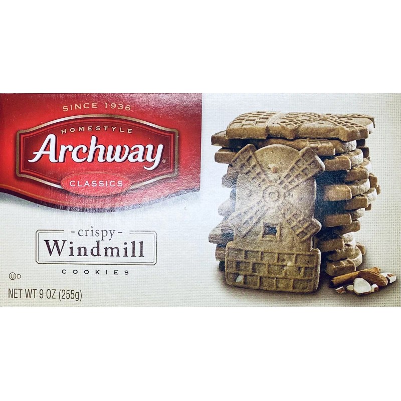 Archway 4x Archway Homestyle Classics Crispy Windmill Cinn Almond Cookies