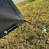 SHADEPLUS RV Awning Side Shade 9'X7',Black Mesh RV Awning Shade