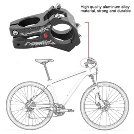 Yosoo Health Gear 31.8mm Stem Bicycle Stem Aluminum Alloy Bicycle Handlebar for Mountain Bike Road Bike BMX MTB (Black)