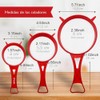 Zaphara Kitchen Strainer, Plastic Strainer Set, 3 Pieces, Fine Hair