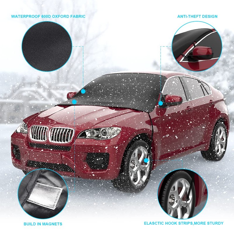 Senders Windscreen Cover, Car Windscreen Cover, Magnetic Fixing, Foldable Car