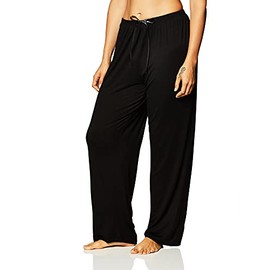 HUE womens Sleepwell With Temptech Sleep Pant Pajama Bottom, Black, 2X US