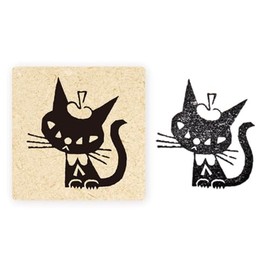 Konesha Stamp Black Cat Design Osumashi 26-990
