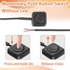 JAMHER 2PCS Momentary Push Button Switch, 12V/24V Mini Push Button