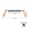 WICING Draw Knife, Straight Debarking Tool No Assembly Required, Overall