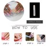 MISUD Coffin Press on Nails Long Ballerina Fake Nails Glossy