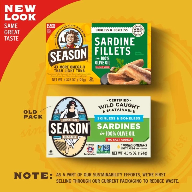 SEASON Wild Caught Sardines 6 Pack Rich In Omega 3