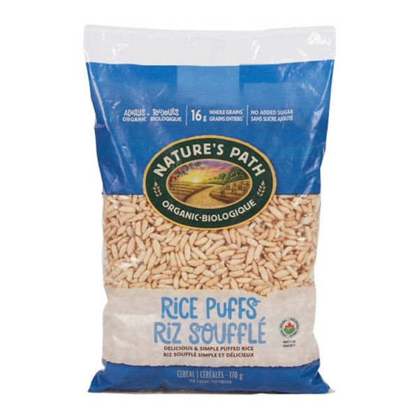 Nature's Path Organic Cereal Puffs Rice 170g