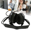 Aviation Headset Professional 5 Pin Connector K Head Noise Reduction