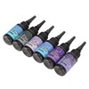 6pcs Colored UV Resin 10ml Each Pen Shaped Fast Curing