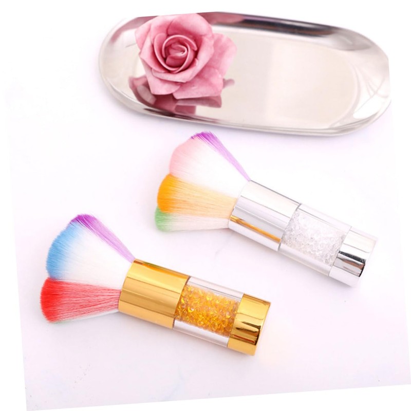 Baluue 2pcs Makeup Brushes for Women Multi-function Blush Tools and