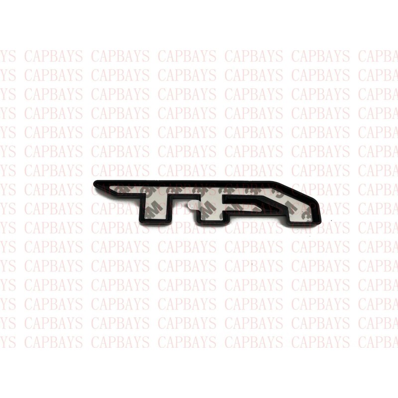 overlay 3PCS Gloss Black AT4 Emblem Sierra Fit 2019-2022 GMC