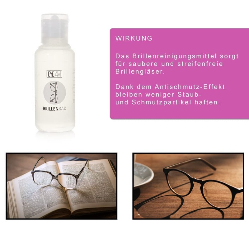 EyeAm 2 x 50 ml Special Cleaner - Suitable for