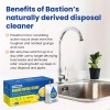Bastion Foaming Garbage Disposal Cleaner & Deodorizer - 24-Count. Lemon