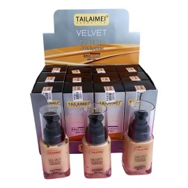 Tailaimei 12pz Base De Maquillaje Liquido Tailaimei Spf10 24h Mayoreo