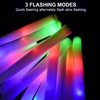 WQAPVHBG 32 Pcs Foam Glow Sticks Bulk,Glow Foam Sticks with