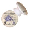 Not Available Set of 6 French Lavender Wood Cabinet Knobs
