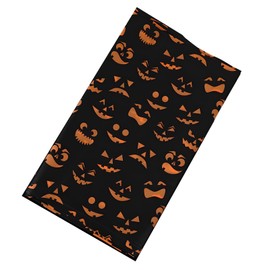 LHLZNB Elegant Wipe Clean Tablecloth - Ideal for Parties, Featuring Black and Rainbow Designs, Made from Durable Plastic and Disposable Paper - Perfect for Any Occasion birthday (1 Smiling face)