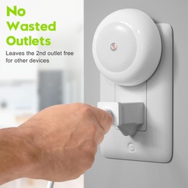 4 Pack Luz de Noche Enchufable,Luces nocturnas se conectan a la pared para Niños,con Sensor de Luz de Atardecer a Amanecer, luz nocturna LED 0.5W para Interior,Escaleras,Sala (luz blanca, 4)