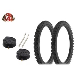 Alta BICYCLE 20" x 2.00" ROUGH Black Durable TIRES 6PC SET HEAVYDUTY TUBES.