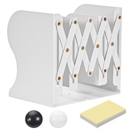 Szaboviktoria Bookends for Shelves, Adjustable and Expandable Bookshelf, Non-Slip Heavy Duty Bookend for Home, Magazine Holder Bookshelf for School, Book Holder