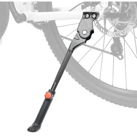 TOPCABIN Bike Kickstand Adjustable Aluminium Alloy Bicycle Kickstand Bike Side Kickstand Fit for 22" 24" 26" 28" Mountain Bike/700 Road Bike/BMX/MTB (Two-hole for 22-24-26-28 inch bike)