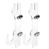 Cikonielf Transparent Sword Stand Wall Mount Katana Scabbard Holders Katana