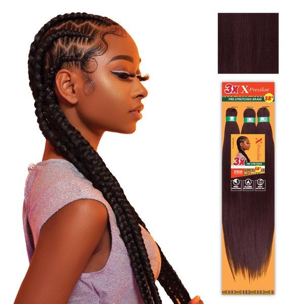 Sensationnel X-pression prestretched braiding hair - 3x braid 58 inch