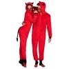 Prestigez Womens Holiday Matching Couples Costume Pajamas Onesie With Socks