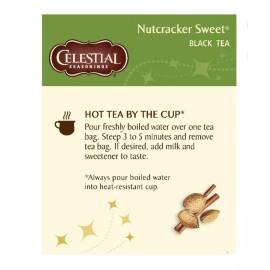 Celestial Seasonings Holiday Nutcracker Sweet Black Tea Bags, 18 Count