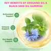 Mchokuu Oil of Oregano with Black Seed Oil Gummies, Raspberry,