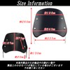 sakurawing Universal Motorcycle Screen, Windproof, Windshield, Hardware Included, Light Cowl,