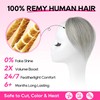 REECHO Human Hair Clip-in Hair Volumizer - 2PCs 8 Inch
