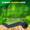 (2-pack) Calvana 596163 Rubber Vacuum Hose, 3" Tractor Vacuum Pump