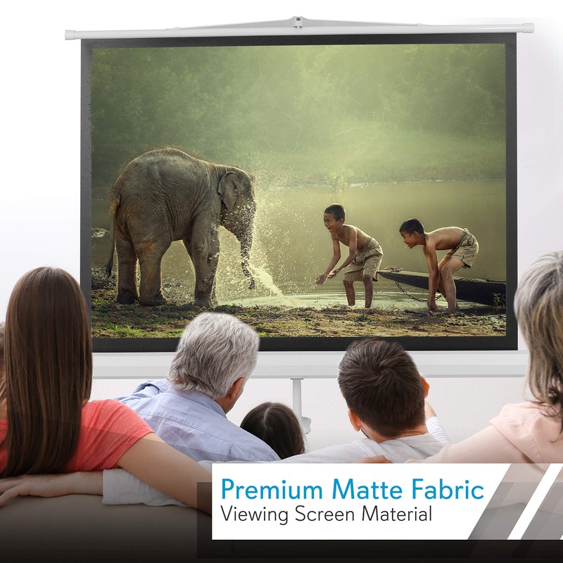 Pyle 50 Inch Portable Projector Screen with Tripod Stand –