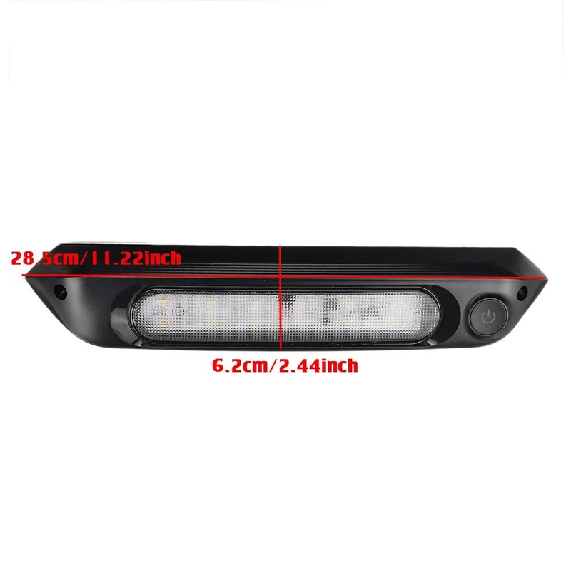 12V LED RV Awning Porch Light, 8W IP67 Waterproof Exterior