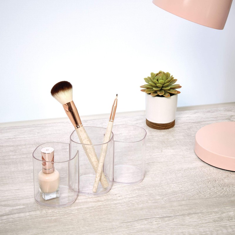 InterDesign, Clarity Organizador de Maquillaje, Transparente